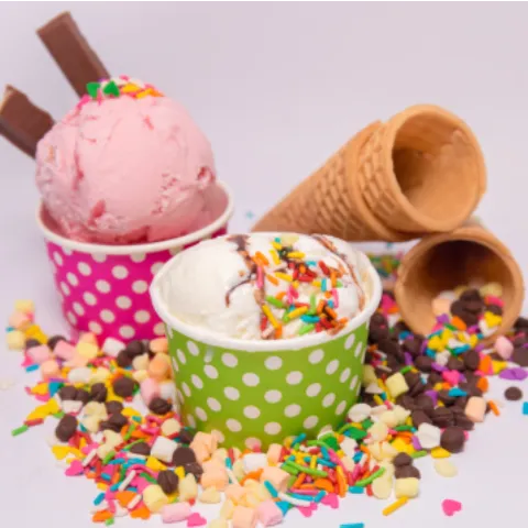 colorful ice cream