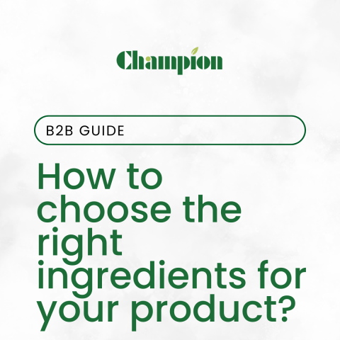 🛠️ B2B Guide: Choosing the Perfect Ingredients for Your Brand