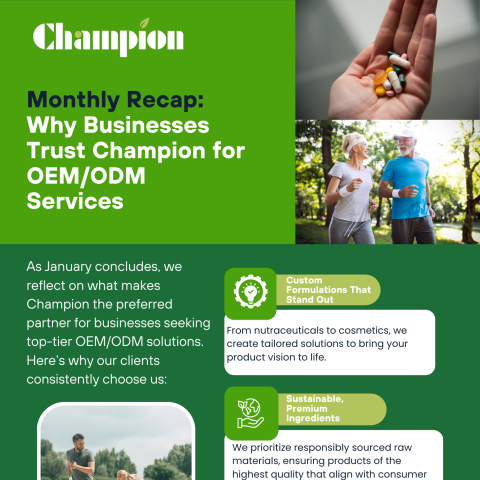 Monthly Recap: Why Businesses Trust Champion for OEM/ODM Services