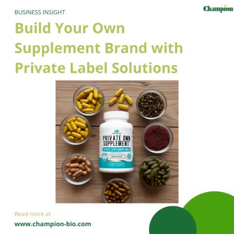 🚀 Build Your Own Supplement Brand with Private Label Solutions