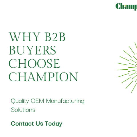 Why B2B Buyers Choose Champion Bio for OEM Manufacturing 🏭